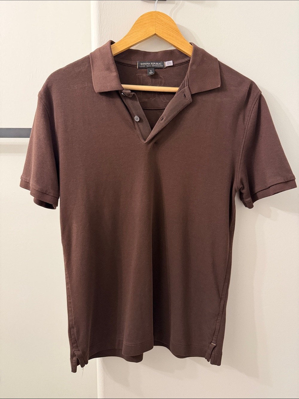 Banana Republic Men’s Chocolate Brown Polo